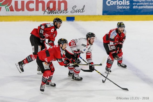 Photo hockey match Amiens  - Bordeaux le 13/11/2018
