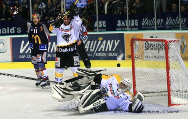 Photo hockey match Grenoble  - Rouen le 13/03/2009