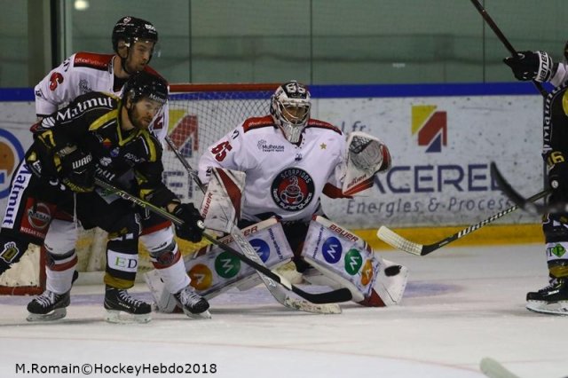 Photo hockey match Rouen - Mulhouse le 13/11/2018