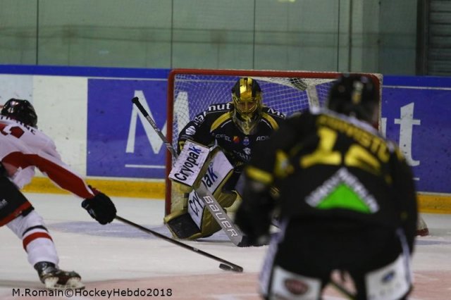 Photo hockey match Rouen - Mulhouse le 13/11/2018