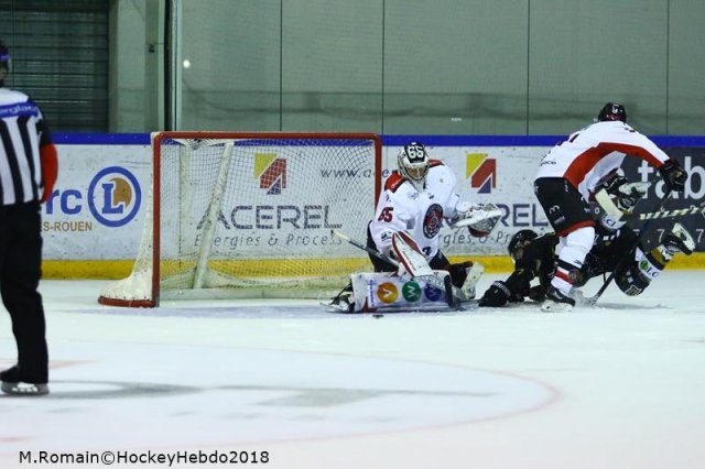 Photo hockey match Rouen - Mulhouse le 13/11/2018