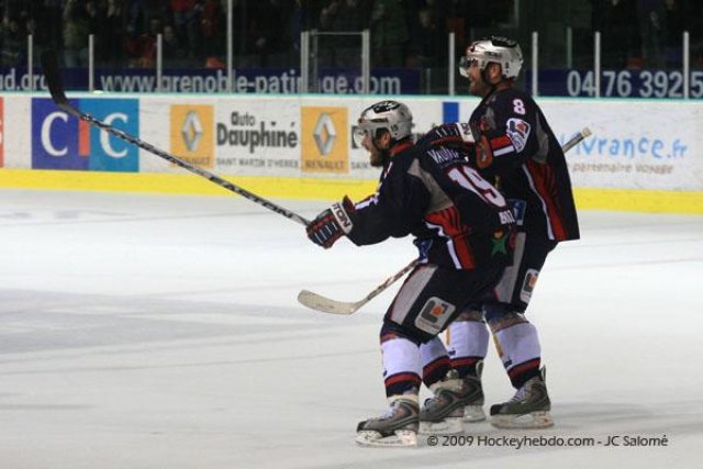 Photo hockey match Grenoble  - Rouen le 13/03/2009