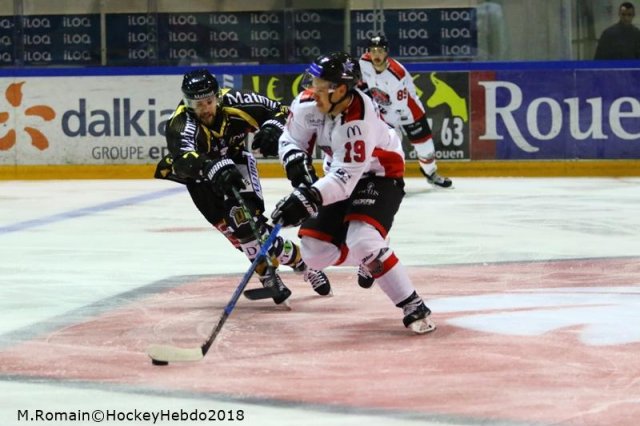 Photo hockey match Rouen - Mulhouse le 13/11/2018