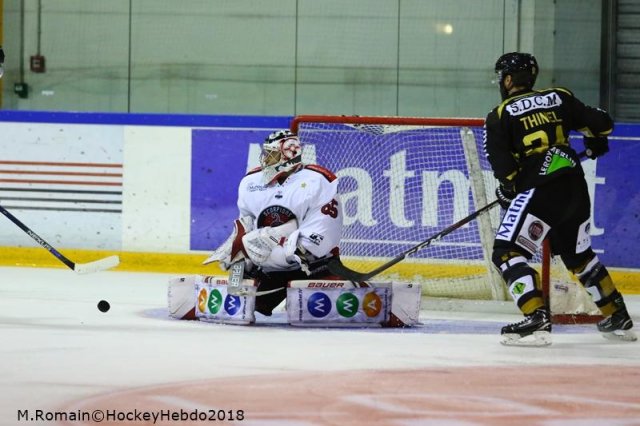 Photo hockey match Rouen - Mulhouse le 13/11/2018