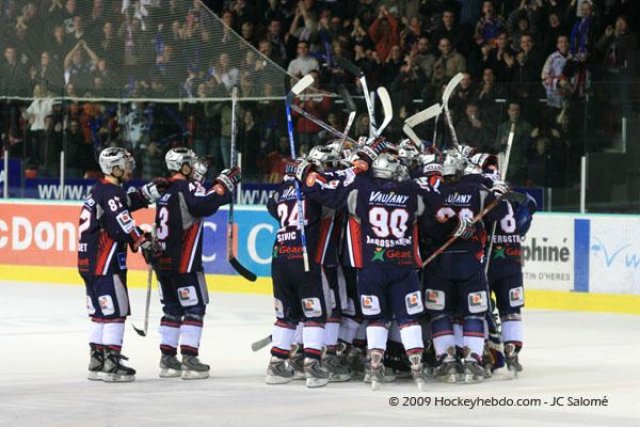 Photo hockey match Grenoble  - Rouen le 13/03/2009