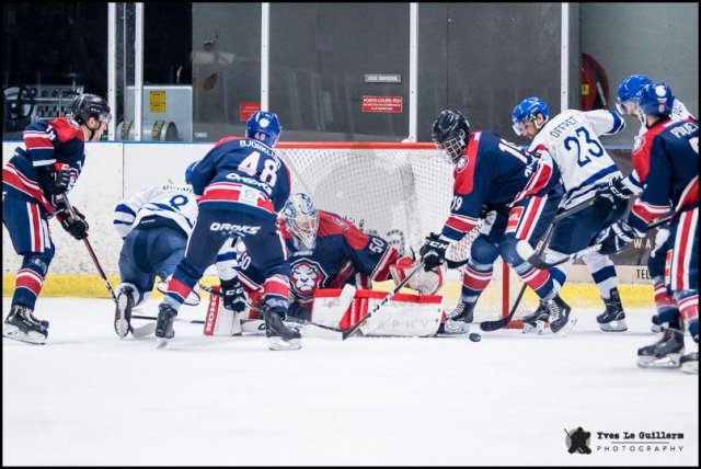 Photo hockey match Wasquehal Lille - Paris (FV) le 17/11/2018