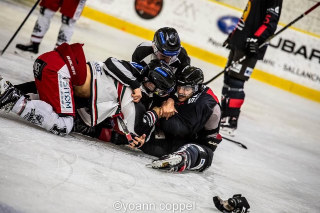 Photo hockey match Chamonix  - Anglet le 23/11/2018
