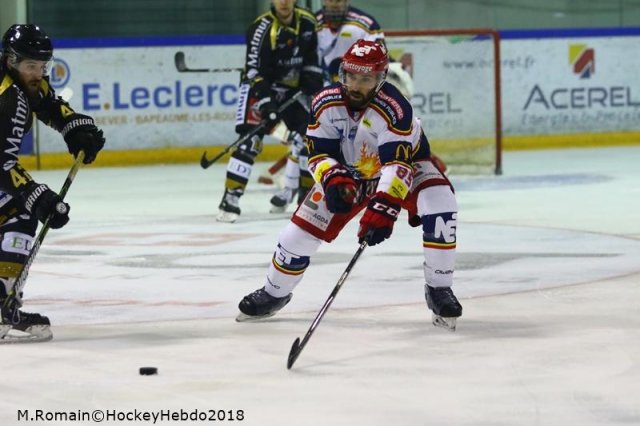 Photo hockey match Rouen - Grenoble  le 23/11/2018