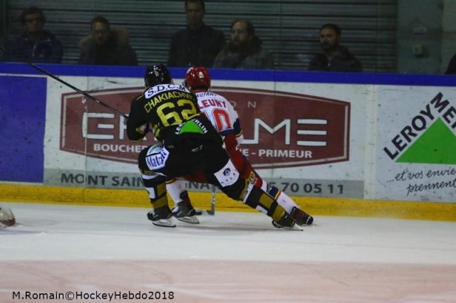 Photo hockey match Rouen - Grenoble  le 23/11/2018
