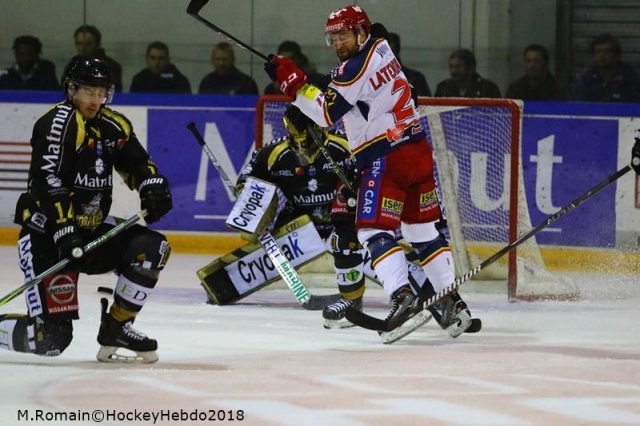 Photo hockey match Rouen - Grenoble  le 23/11/2018