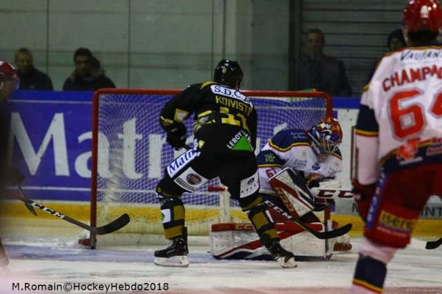 Photo hockey match Rouen - Grenoble  le 23/11/2018