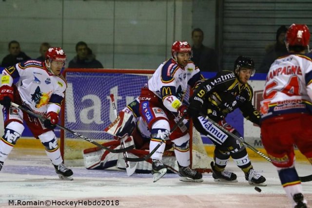 Photo hockey match Rouen - Grenoble  le 23/11/2018