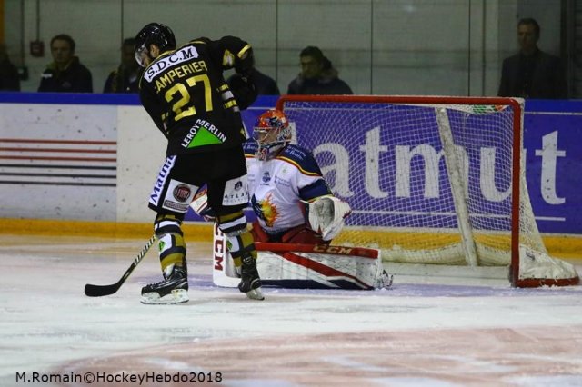 Photo hockey match Rouen - Grenoble  le 23/11/2018
