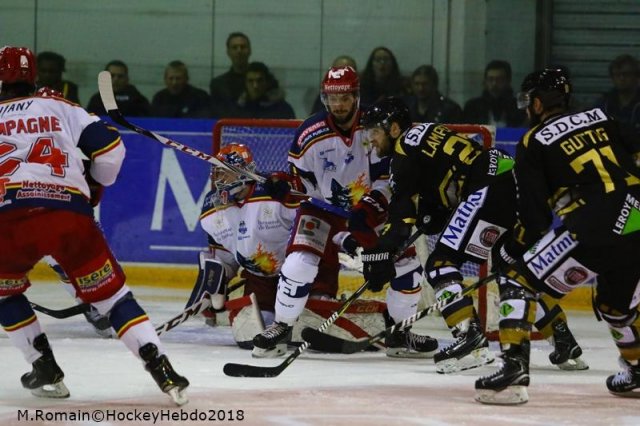 Photo hockey match Rouen - Grenoble  le 23/11/2018