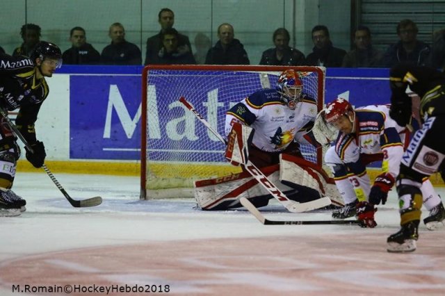 Photo hockey match Rouen - Grenoble  le 23/11/2018