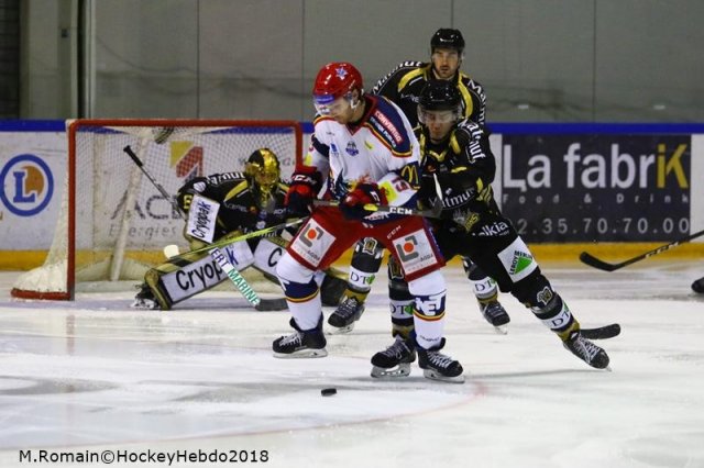 Photo hockey match Rouen - Grenoble  le 23/11/2018