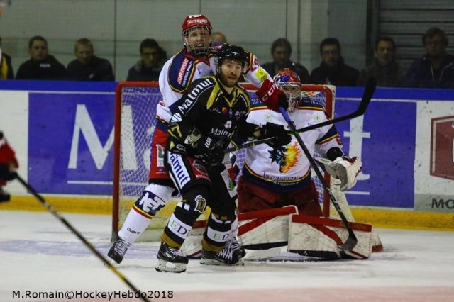 Photo hockey match Rouen - Grenoble  le 23/11/2018