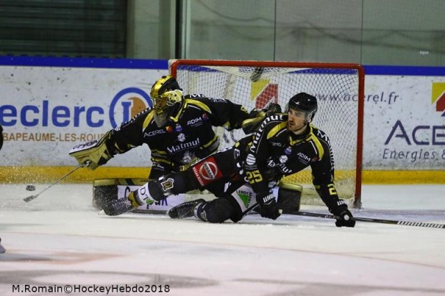 Photo hockey match Rouen - Grenoble  le 23/11/2018