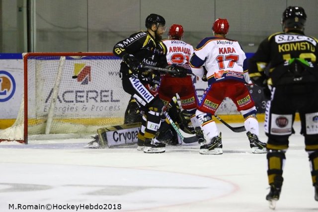 Photo hockey match Rouen - Grenoble  le 23/11/2018