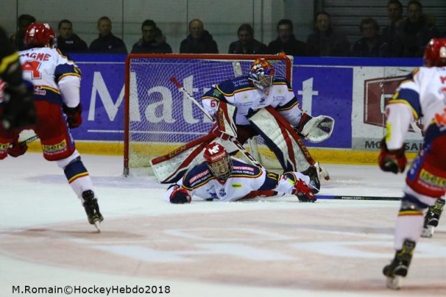 Photo hockey match Rouen - Grenoble  le 23/11/2018