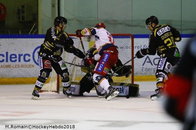 Photo hockey match Rouen - Grenoble  le 23/11/2018