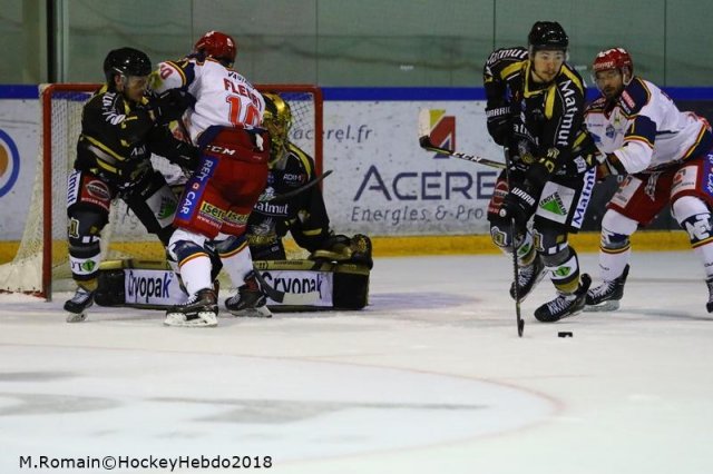 Photo hockey match Rouen - Grenoble  le 23/11/2018