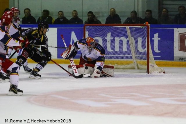 Photo hockey match Rouen - Grenoble  le 23/11/2018
