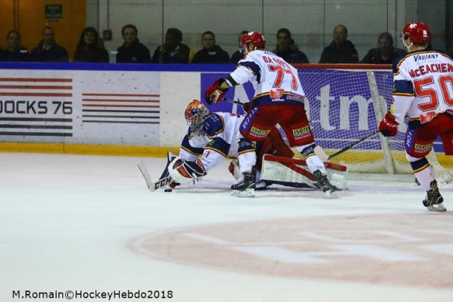 Photo hockey match Rouen - Grenoble  le 23/11/2018