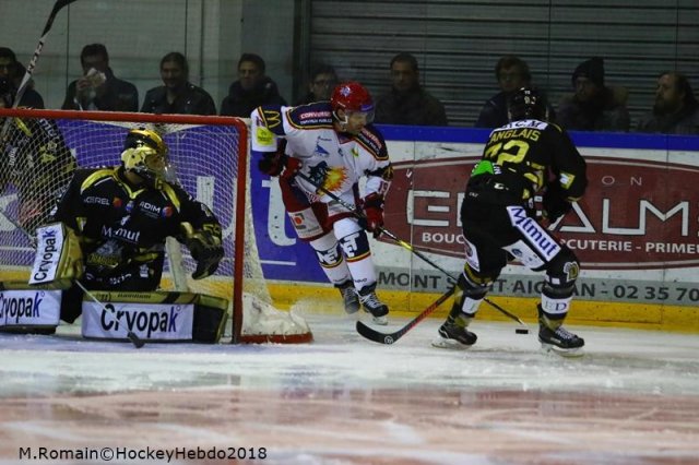Photo hockey match Rouen - Grenoble  le 23/11/2018