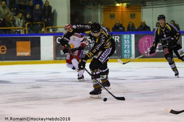 Photo hockey match Rouen - Grenoble  le 23/11/2018