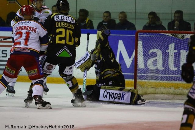 Photo hockey match Rouen - Grenoble  le 23/11/2018