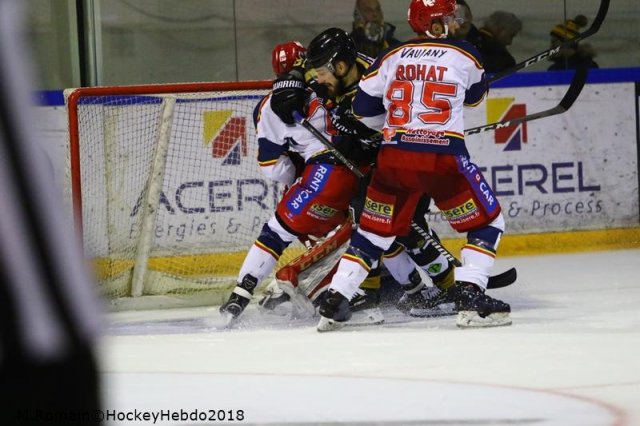 Photo hockey match Rouen - Grenoble  le 23/11/2018