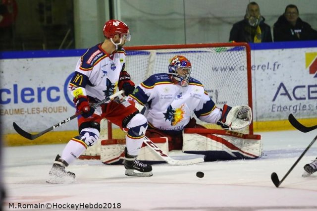 Photo hockey match Rouen - Grenoble  le 23/11/2018