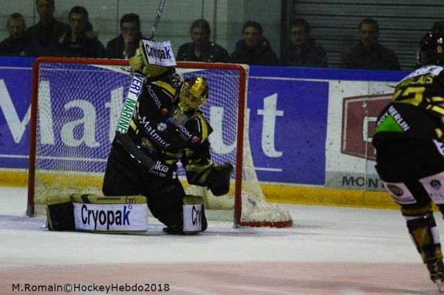 Photo hockey match Rouen - Grenoble  le 23/11/2018