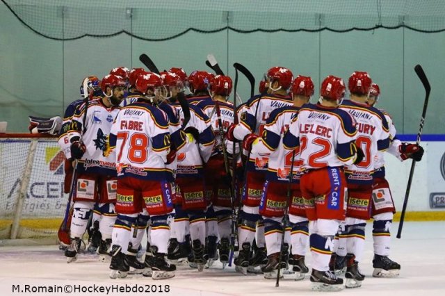 Photo hockey match Rouen - Grenoble  le 23/11/2018