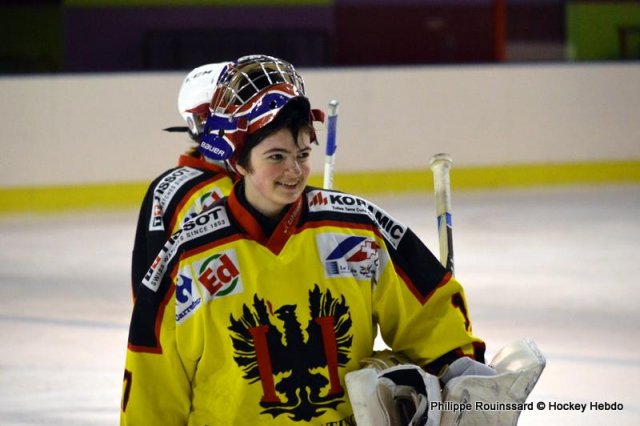 Photo hockey reportage Fem élite : L'Aigle vole tranquillement