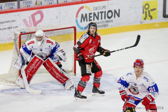 Photo hockey match Amiens  - Lyon le 23/11/2018