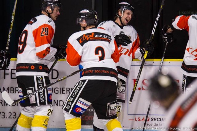 Photo hockey match Clermont-Ferrand - Roanne le 24/11/2018