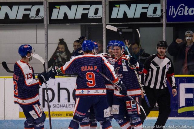 Photo hockey match Clermont-Ferrand - Roanne le 24/11/2018