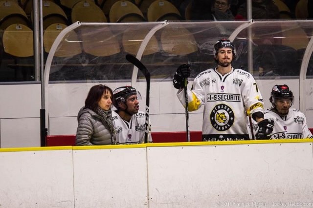 Photo hockey match Clermont-Ferrand - Roanne le 24/11/2018