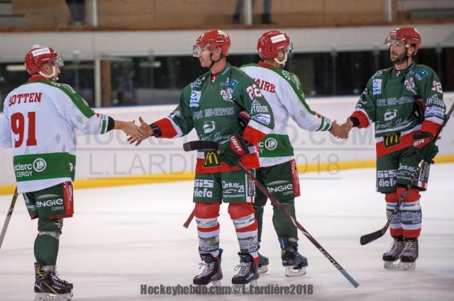 Photo hockey match Mont-Blanc - Cergy-Pontoise le 24/11/2018
