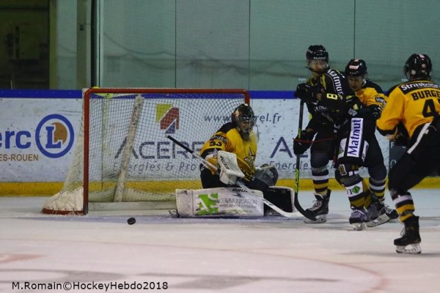Photo hockey match Rouen - Strasbourg  le 30/11/2018