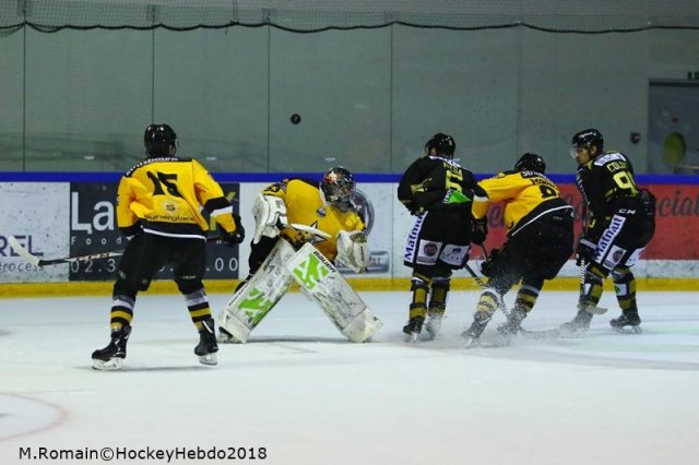 Photo hockey match Rouen - Strasbourg  le 30/11/2018