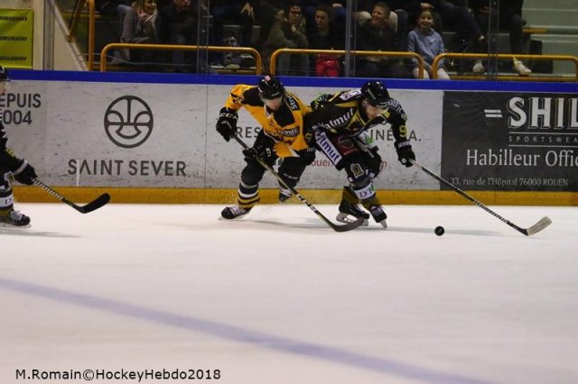 Photo hockey match Rouen - Strasbourg  le 30/11/2018