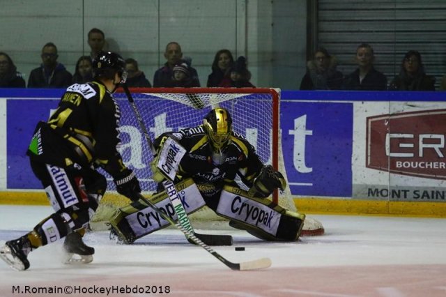 Photo hockey match Rouen - Strasbourg  le 30/11/2018