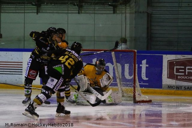 Photo hockey match Rouen - Strasbourg  le 30/11/2018