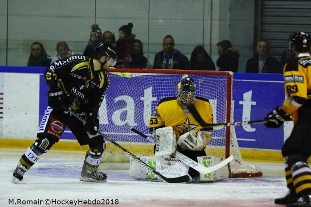 Photo hockey match Rouen - Strasbourg  le 30/11/2018