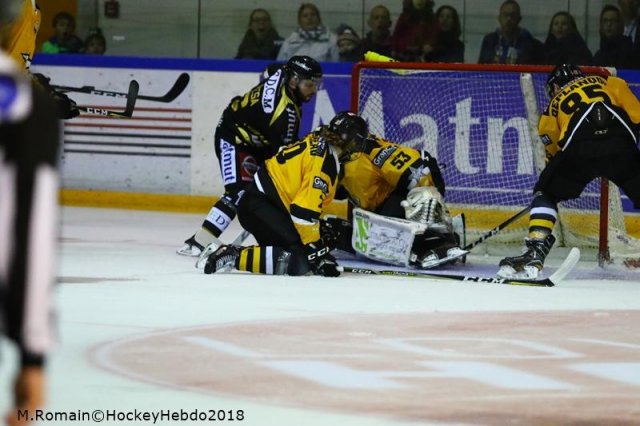 Photo hockey match Rouen - Strasbourg  le 30/11/2018