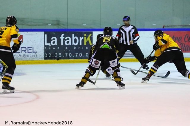 Photo hockey match Rouen - Strasbourg  le 30/11/2018