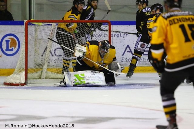 Photo hockey match Rouen - Strasbourg  le 30/11/2018